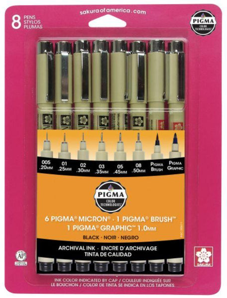 Sakura of America Pigma Graphic Calligraphy Pen, 1 mm, Black Ink