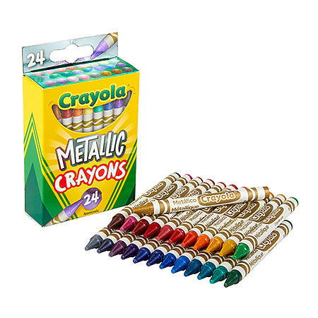 Crayola Metallic Crayon Set24
