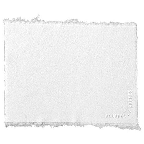 Arches Watercolor Paper Sheet Natural White 140lb Cold Press 22x30