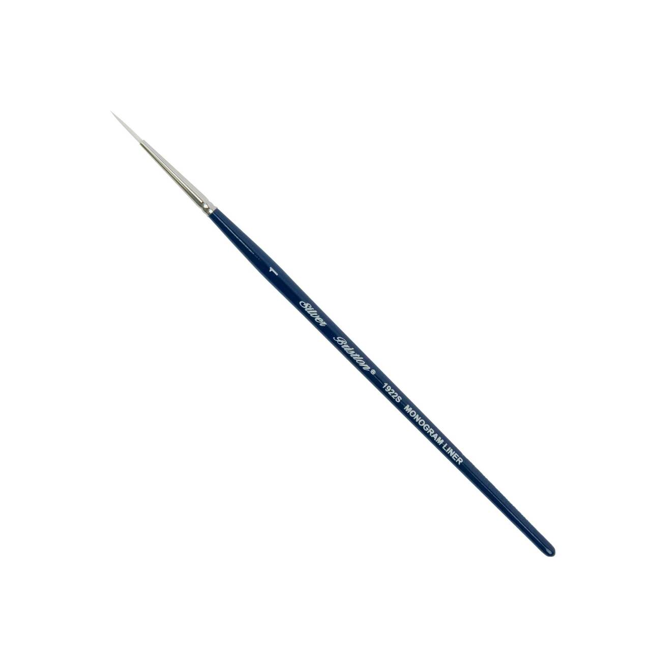 Silver Brush - Bristlon Stiff Synthetic Short Handle Brush - Mono Liner 1922S
