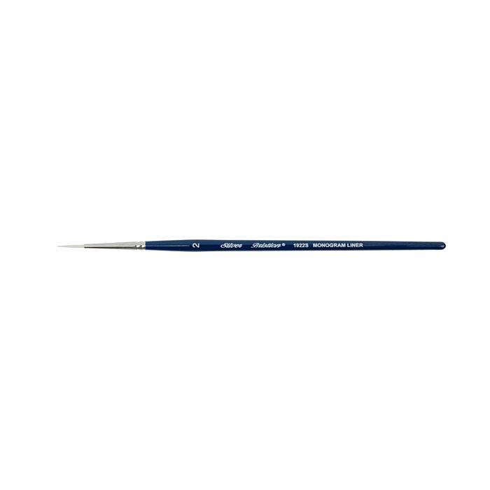 Silver Brush - Bristlon Stiff Synthetic Short Handle Brush - Mono Liner 1922S