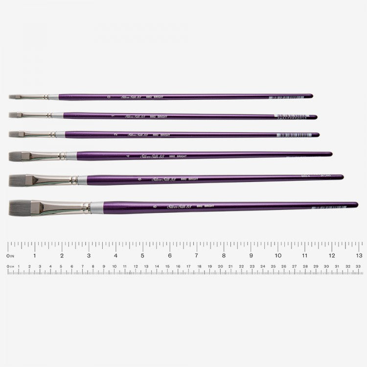 Silver Silk 88 Long Handle Brush – Bright 8802