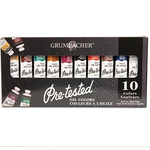 Grumbacher Pre-tested Oils 37ml & 150ml