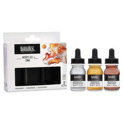 Liquitex Ink! Professional Iridescent set