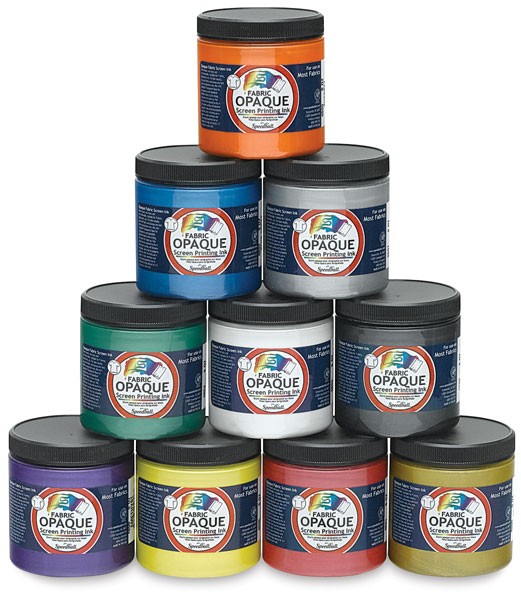 Speedball Opaque Fabric Screen Printing Ink 8oz