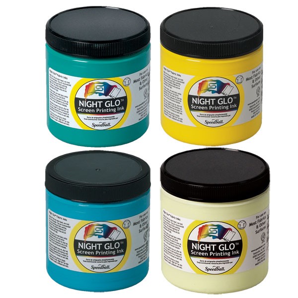 Speedball Night Glo Screen Printing Ink 8oz