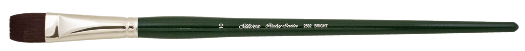 Ruby Satin Long Handle Brushes - Bright