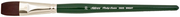 Silver Brush - Ruby Satin Short Handle Brushes - Bright 2502S