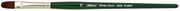 Silver Brush - Ruby Satin Short Handle Brushes - Filbert 2503S