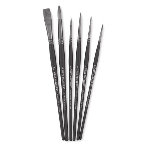 Jack Richeson Grey Matters Synthetic Signing Brushes