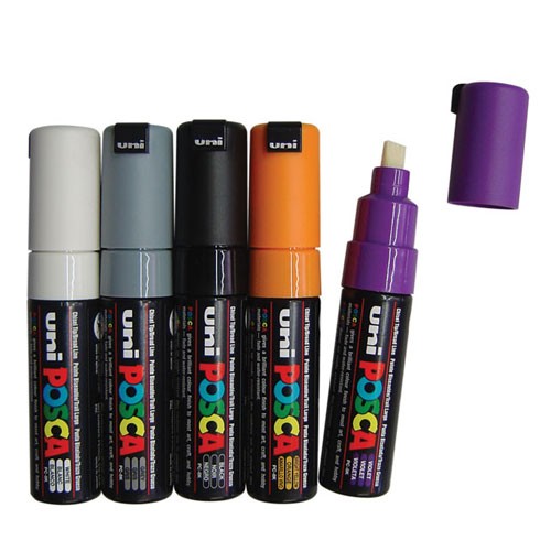 POSCA Paint Markers 8mm Chisel Tip