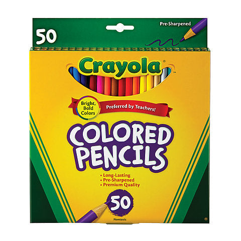 Crayola Colored Pencil Sets 50CT