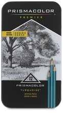 Load image into Gallery viewer, Prismacolor Turquoise Sketching 12 Set
