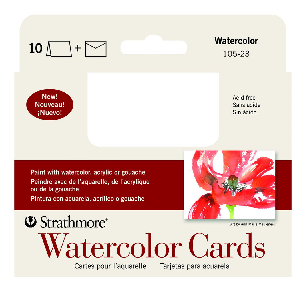 Strathmore Watercolor Card Announcement 10pk