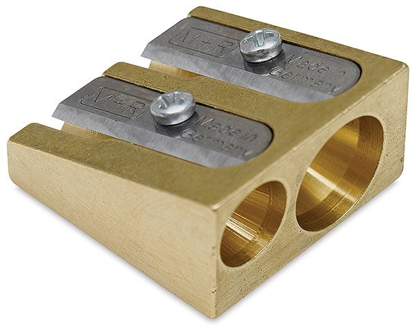 Mobius Double Wedge Brass Sharpener