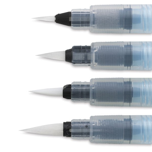 Pentel Aquash Waterbrush Assorted 4pk