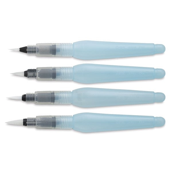 Pentel Aquash Waterbrush Assorted 4pk