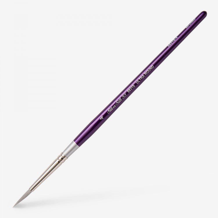 Silver Silk 88 Short Handle Brush – Ultra Round 8831S