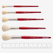 Silver Brush - Mops Goat Hair Short Handle Brushes - Round