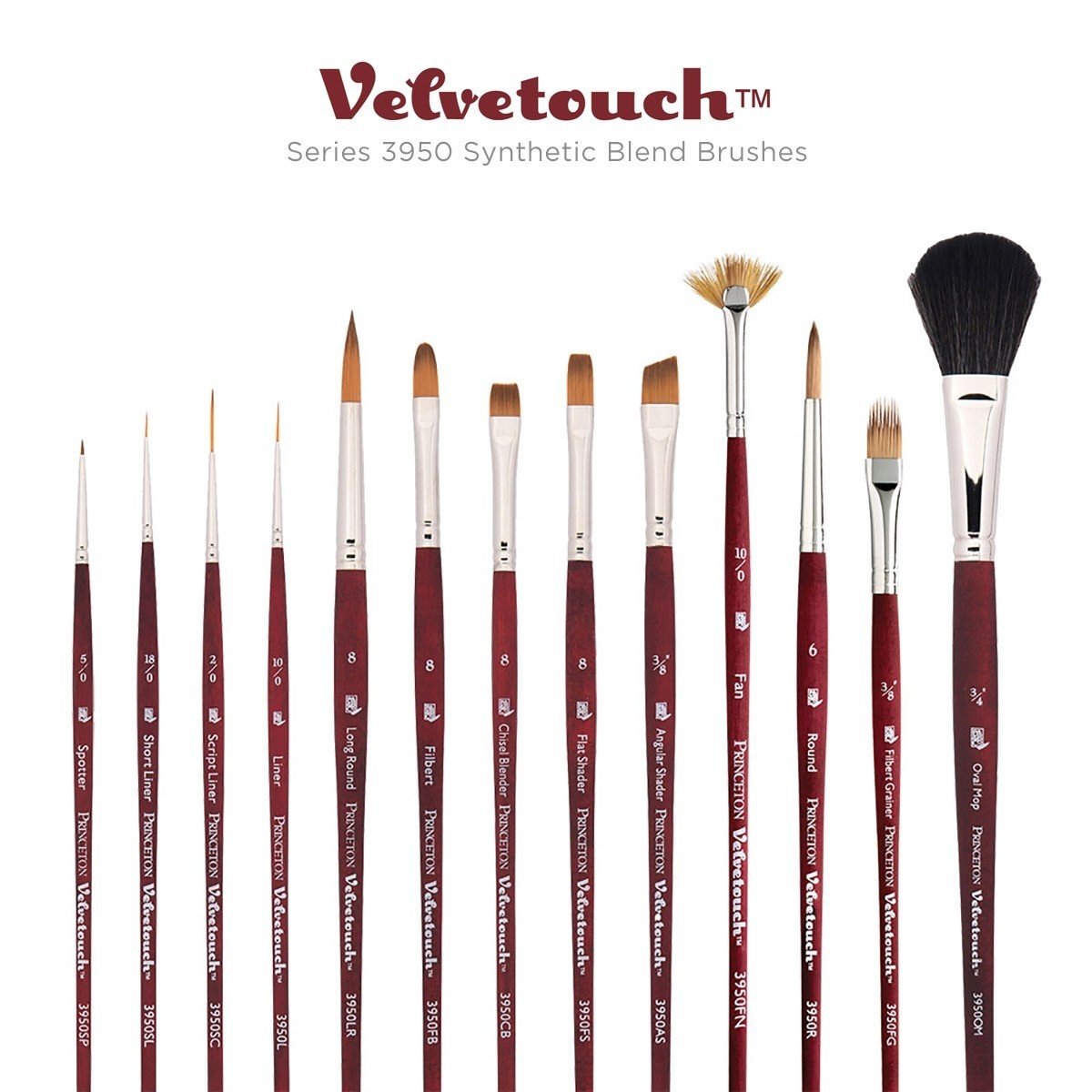 Princeton Velvetouch Brushes