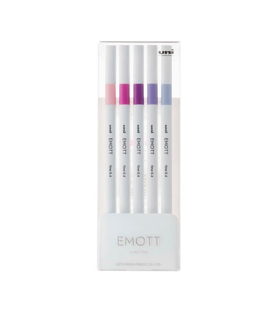 EMOTT Fineliner Pen 5 Set Floral Colors