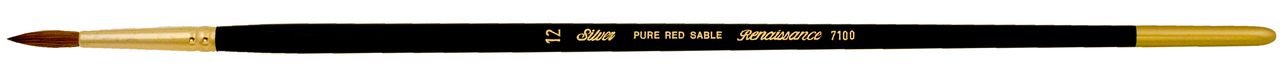 Renaissance Long Handle Red Sable Brushes