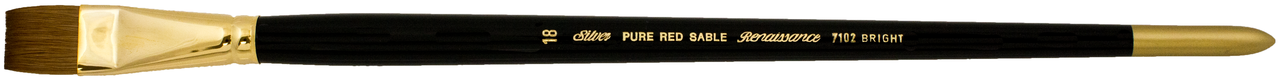 Renaissance Long Handle Red Sable Brushes