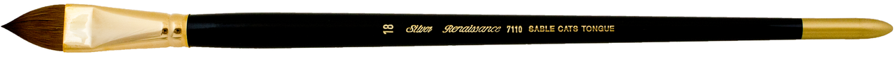 Renaissance Long Handle Red Sable Brushes