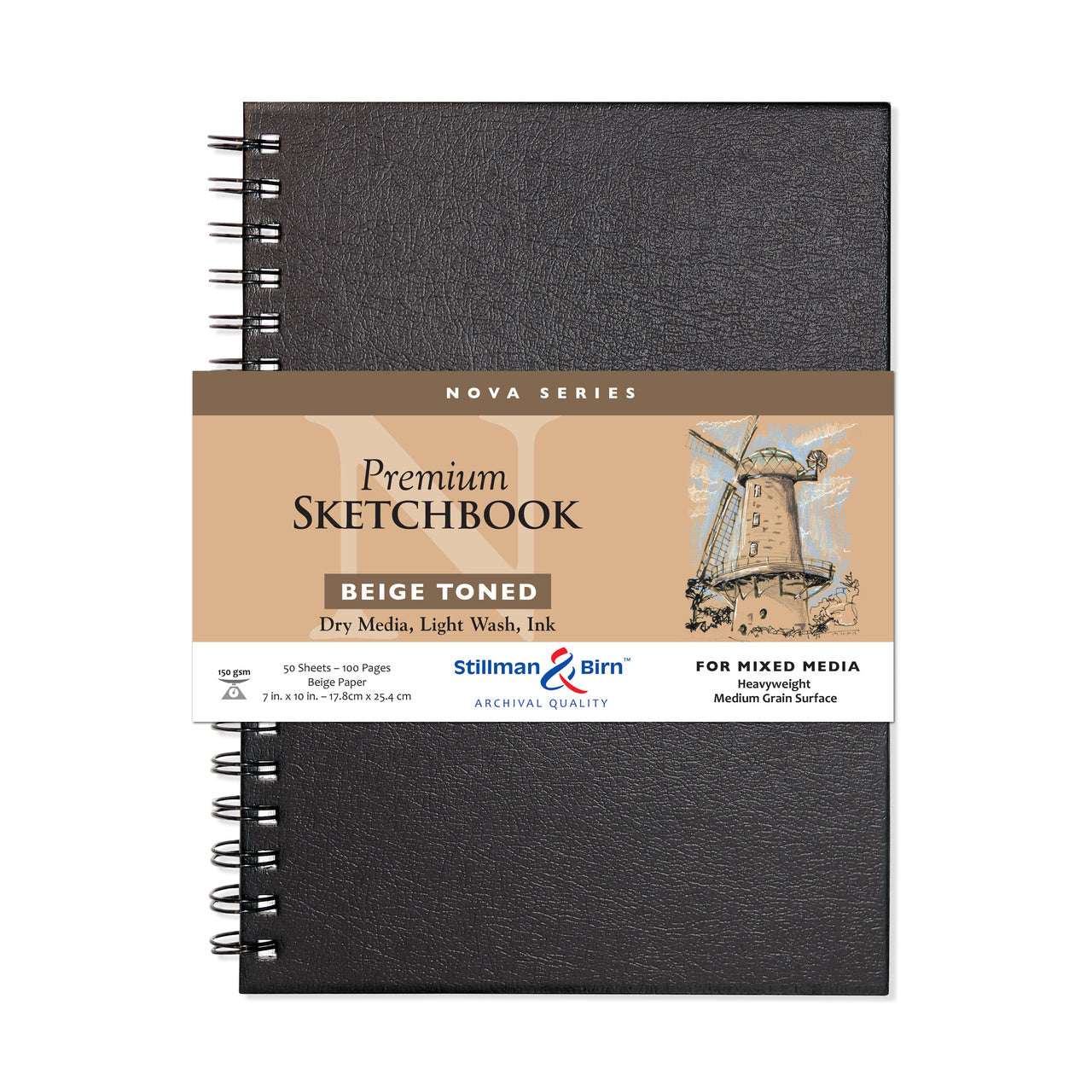 Nova Series Hard-Cover Wire-Bound Sketch Books