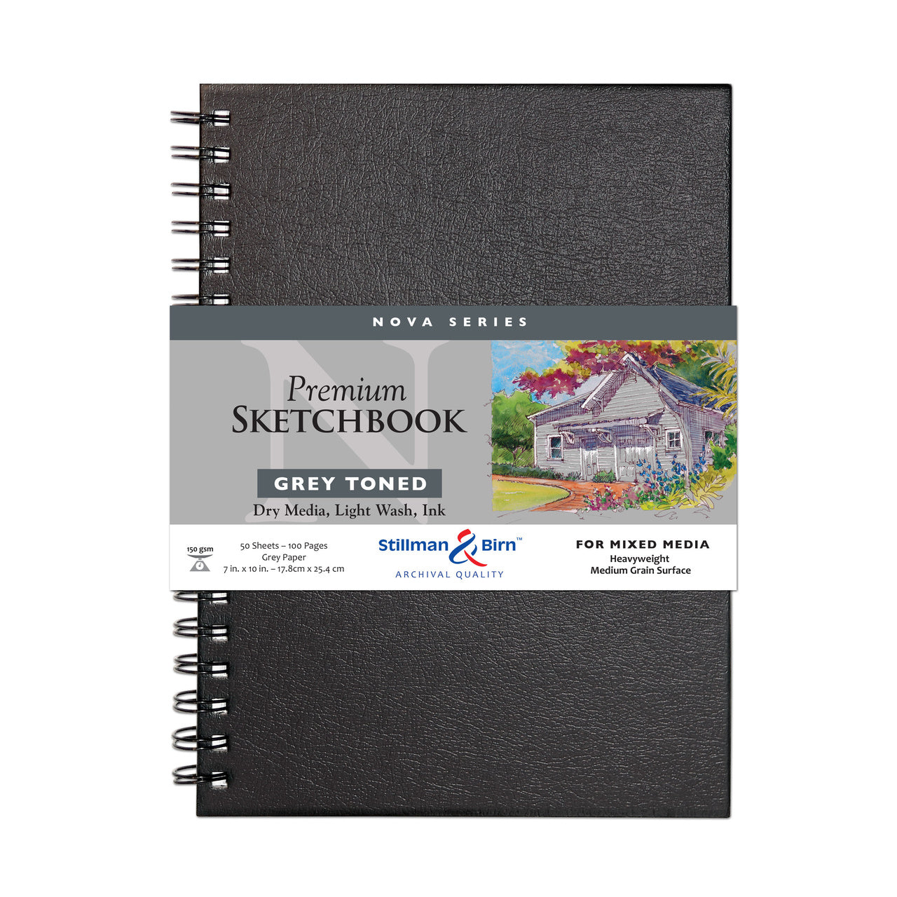 Nova Series Hard-Cover Wire-Bound Sketch Books