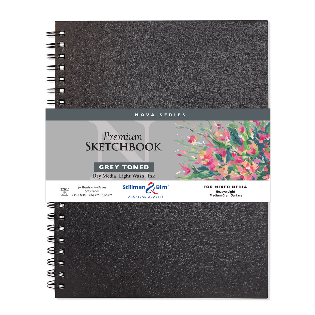 Nova Series Hard-Cover Wire-Bound Sketch Books