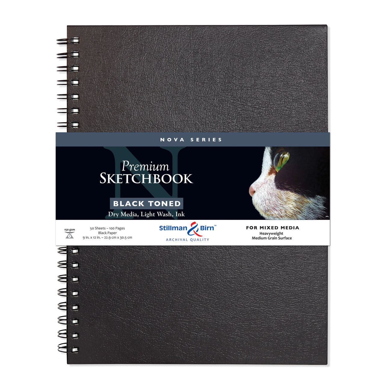 Nova Series Hard-Cover Wire-Bound Sketch Books