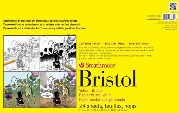 Strathmore 300 Series Sequential Bristol Pad Vellum 11x17