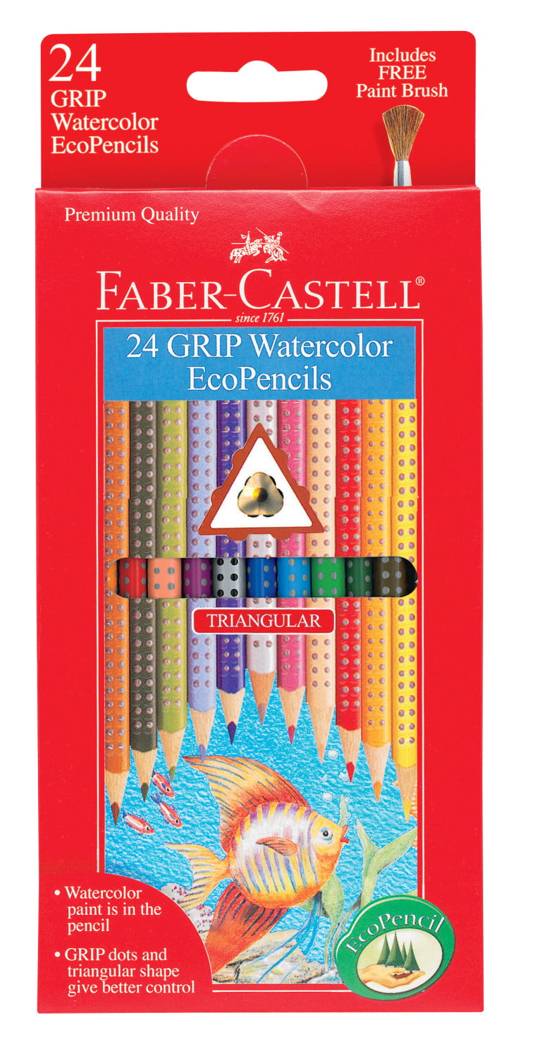 GRIP Watercolor Eco Pencils Sets 24