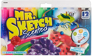 Mr. Sketch Scented Chisel Tip Marker Set, 12-Colors