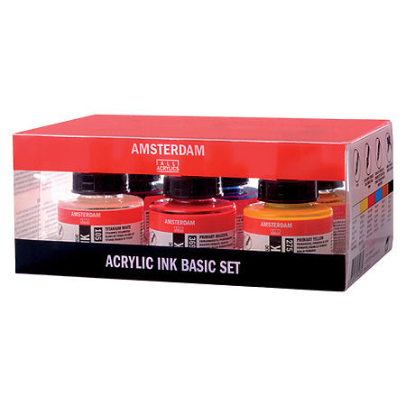 Amsterdam Acrylic Ink 6-Color Set