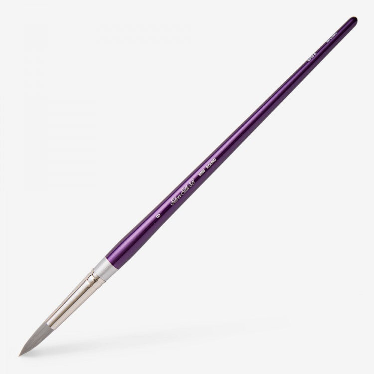Silver Brush - Silver Silk 88 Long Handle - Round 8800