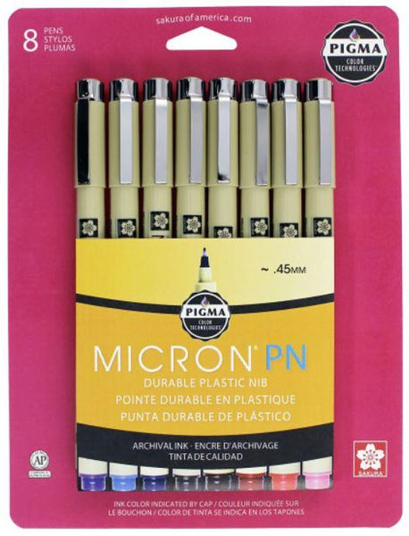 Micron Pn Plastic Nib Pen 6 Pc Set - The Art Store/Commercial Art Supply