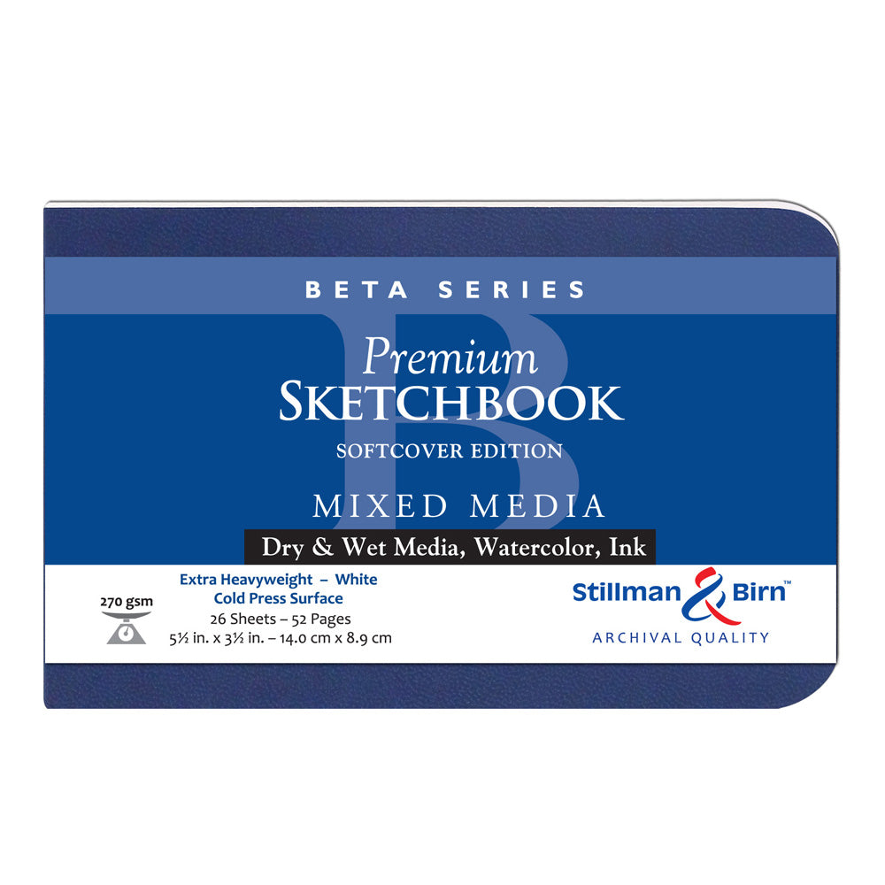 Beta Series Premium Soft-Cover Sketch Books
