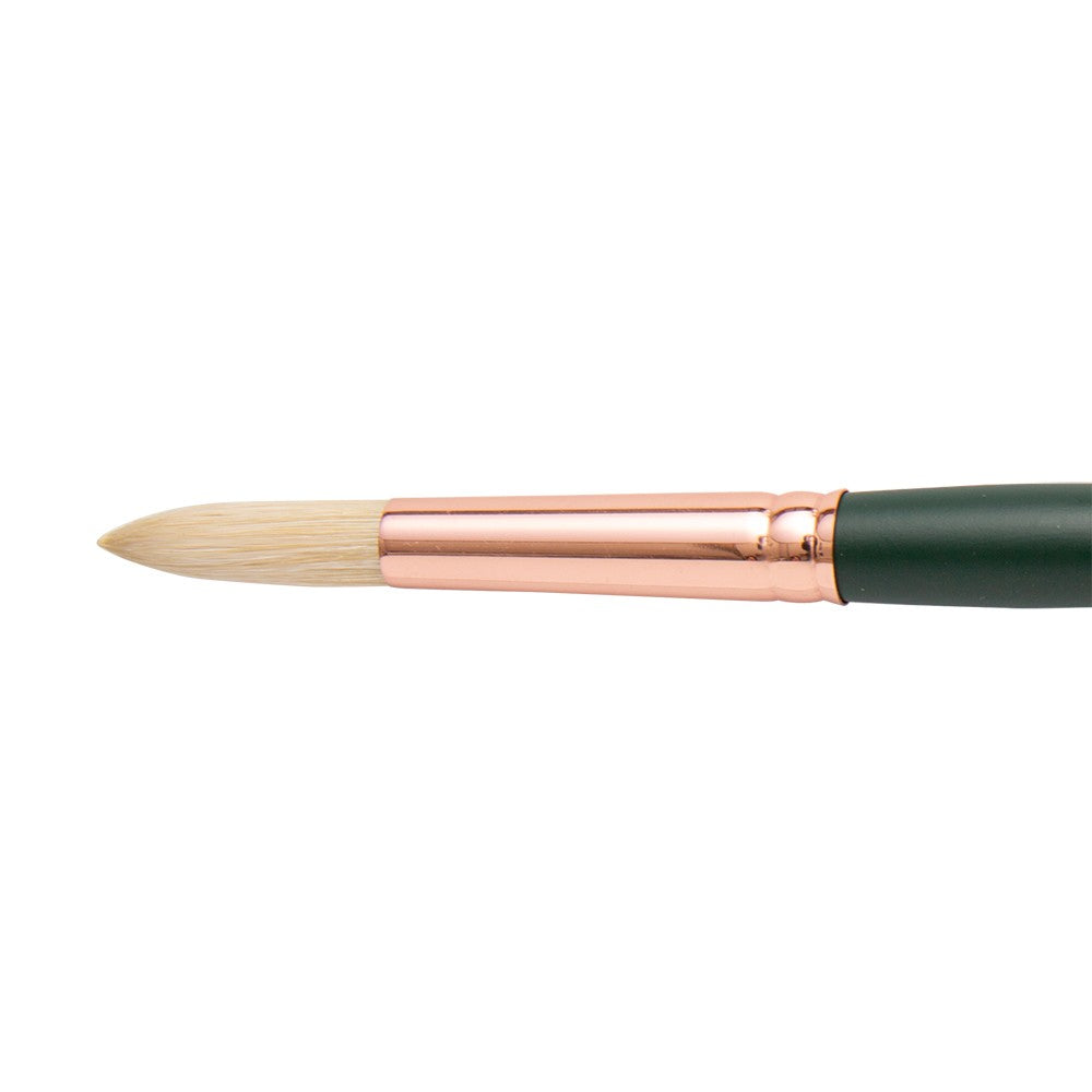 Silver Brush - Grand Prix Long Handle Hog Bristle Brushes - Round 1000