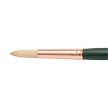 Load image into Gallery viewer, Silver Brush - Grand Prix Long Handle Hog Bristle Brushes - Round
