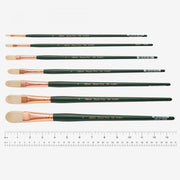 Silver Brush - Grand Prix Long Handle Hog Bristle Brushes - Filbert 1003
