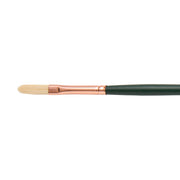 Silver Brush - Grand Prix Long Handle Hog Bristle Brush - Extra Long Filbert 1027