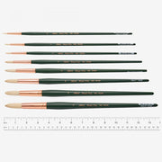 Silver Brush - Grand Prix Long Handle Hog Bristle Brushes - Round 1000