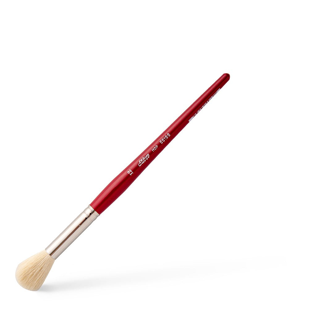 Silver Brush - Mops Goat Hair Short Handle Brushes - Round