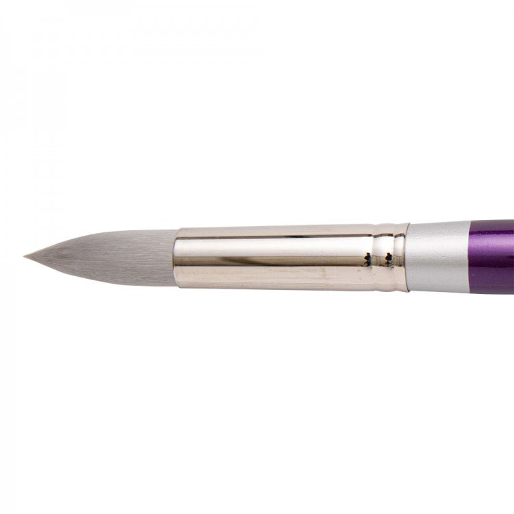 Silver Silk 88 Short Handle Brush – Jumbo Round 8800S-26 SH