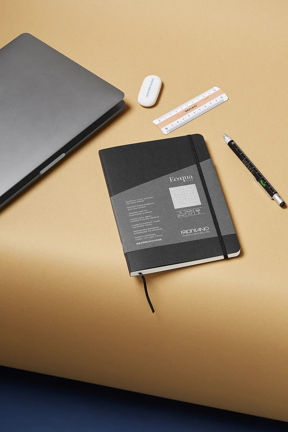 Ecoqua+ Fabric-Bound Notebooks - 3.5" x 5.5"