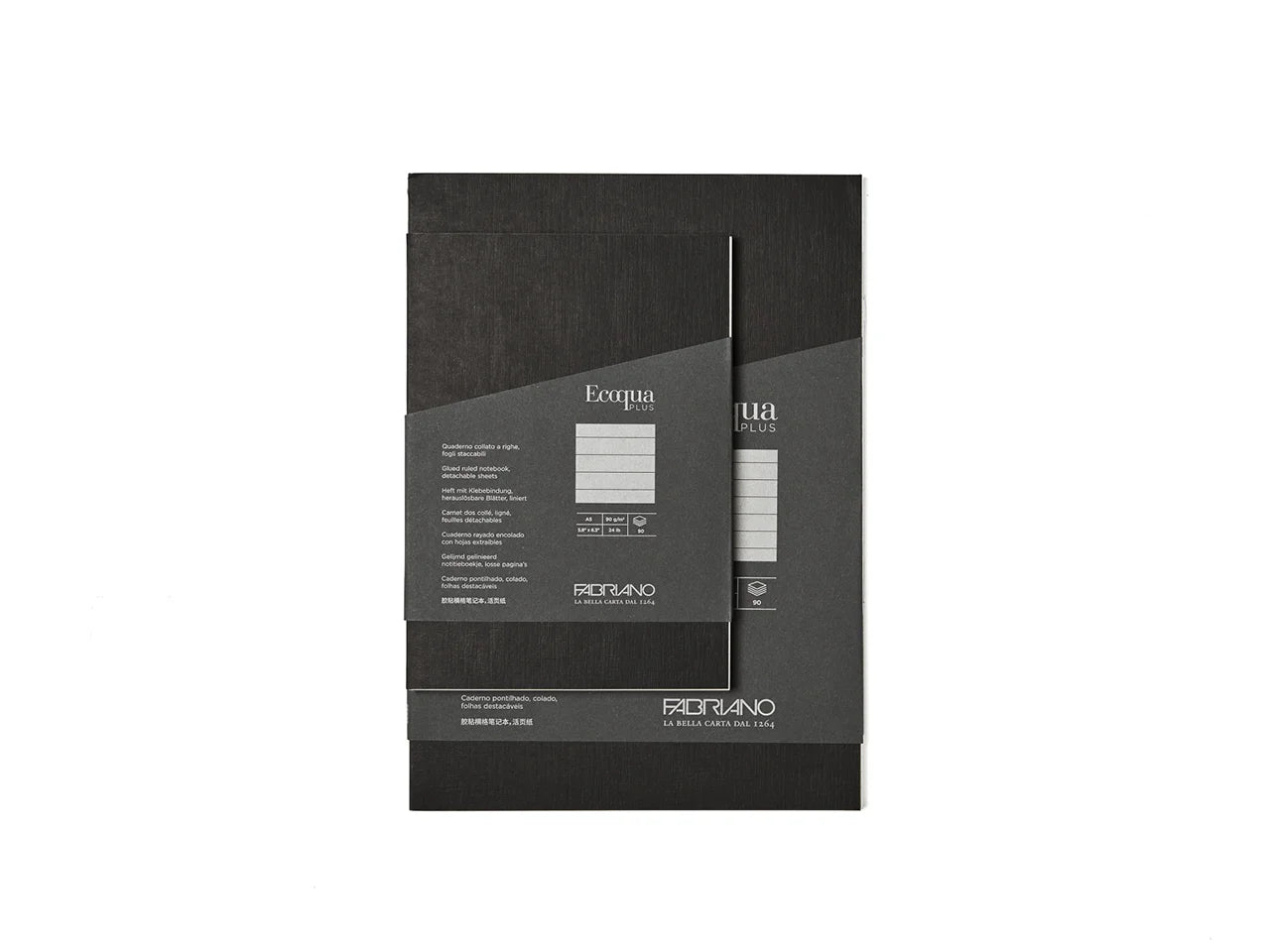 Ecoqua+ Fabric-Bound Notebooks - 3.5" x 5.5"