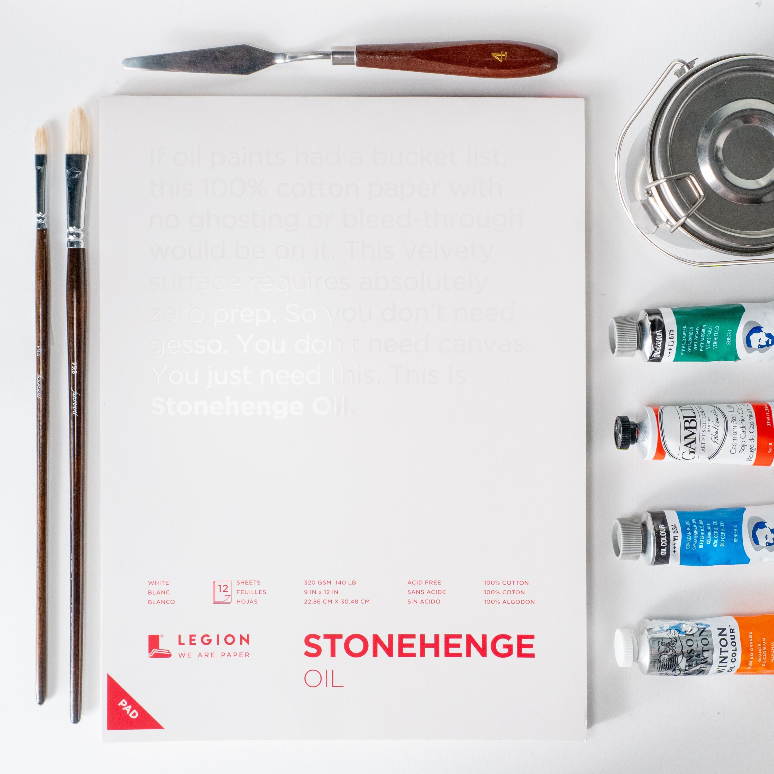 Stonehenge Oil Paper Pads