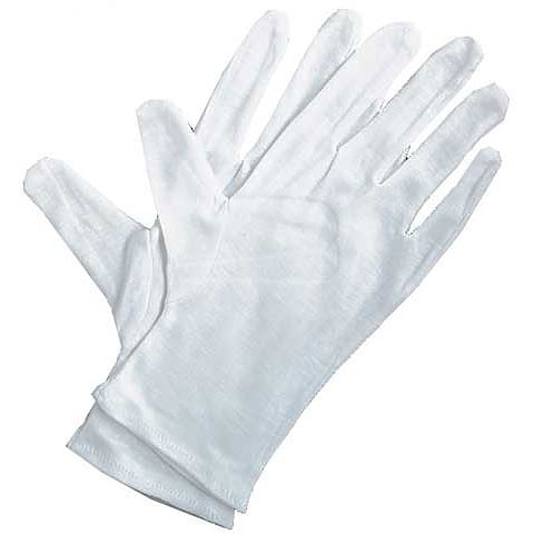 Soft White Cotton Gloves